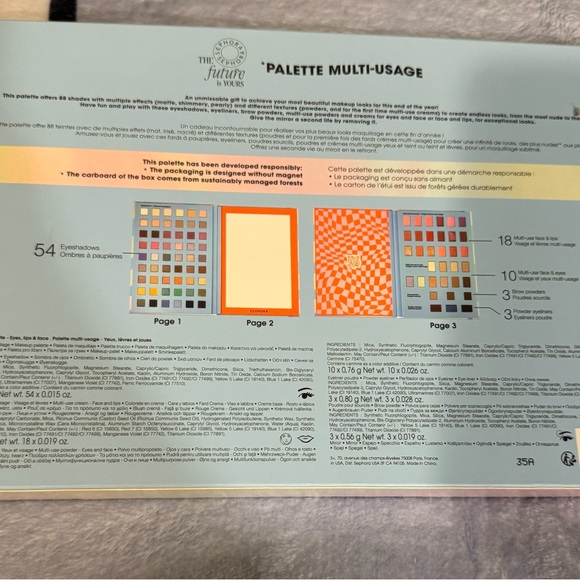 Sephora Multi-Use Palette with 88 Colors - Picture 4 of 4